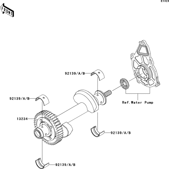 EX650 Валансирный вал
