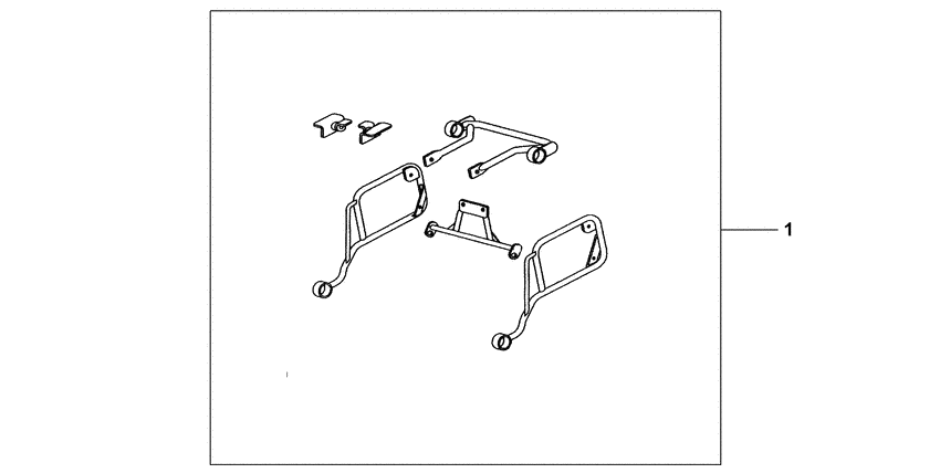 XRV750 Saddle bag stay