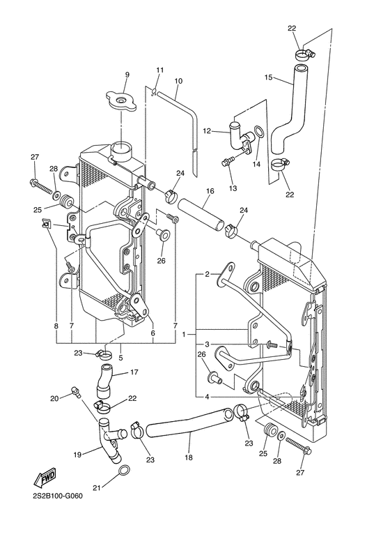 Radiator & hose