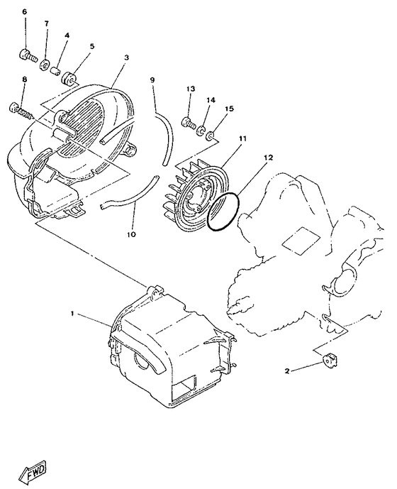 YA50R Verkleidung lufter