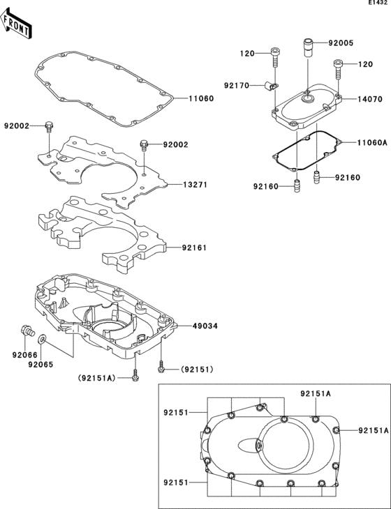 EJ650 Поддон картера