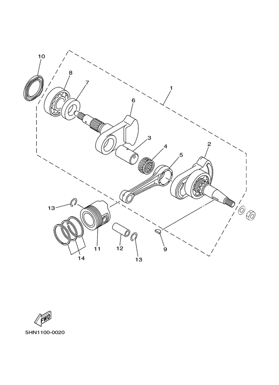 Crankshaft & piston