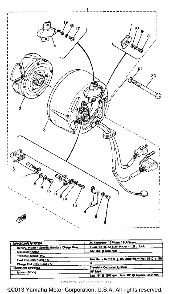 XS650SH Ac generator