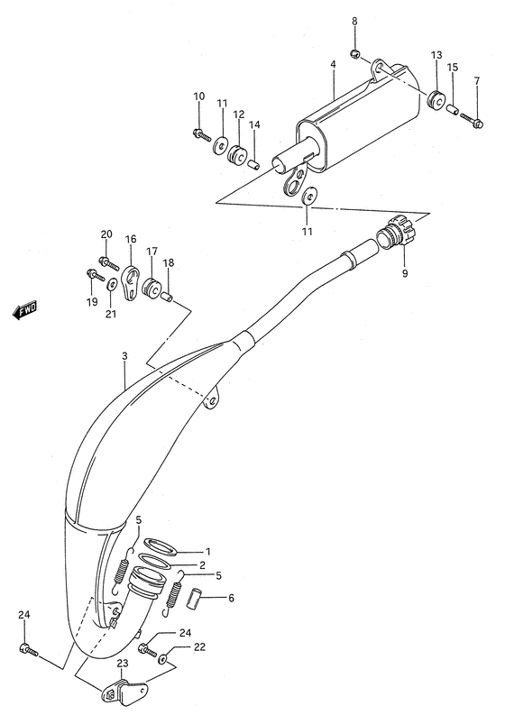 Muffler comp