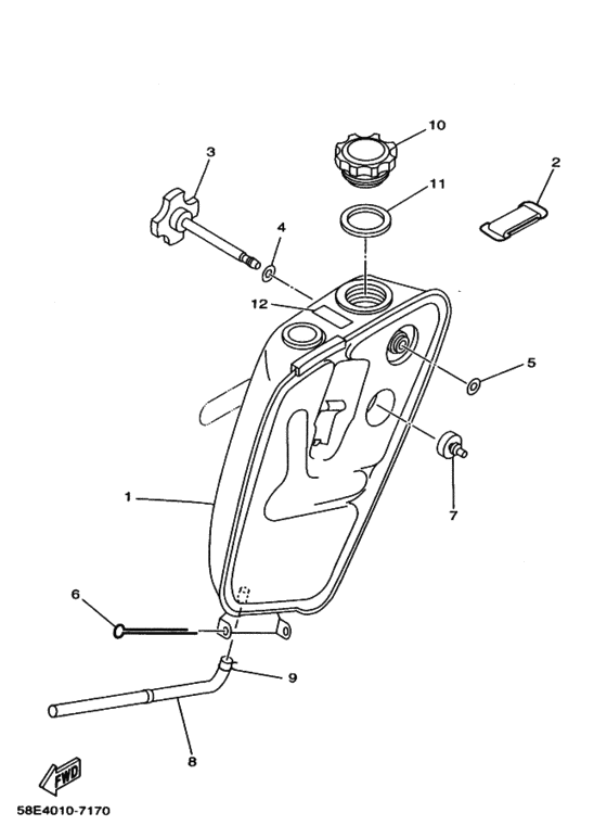 Oil tank assy