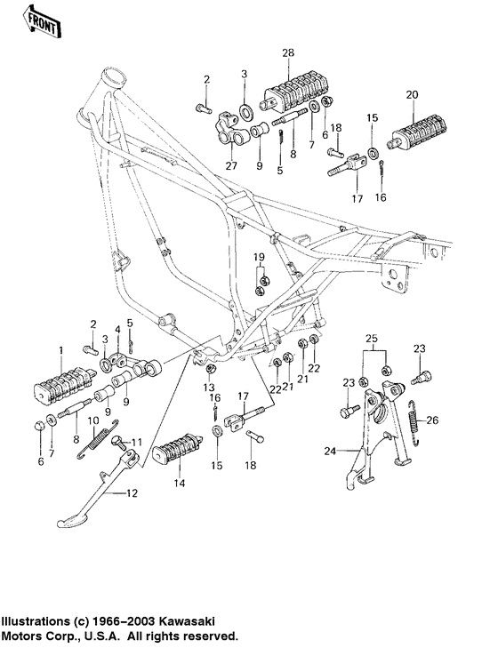 Footrests/stands