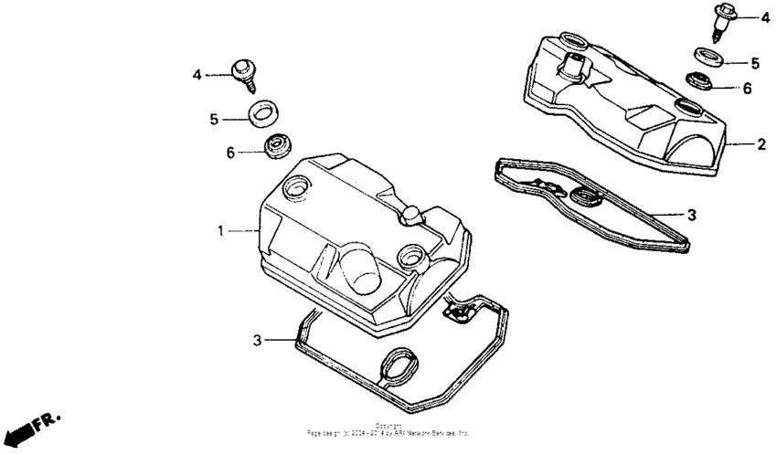 NT650 Крышка головки цилиндров