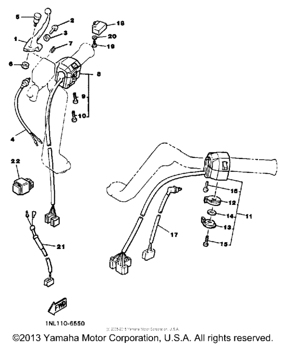 XVZ13DT Рулевые переключатели
