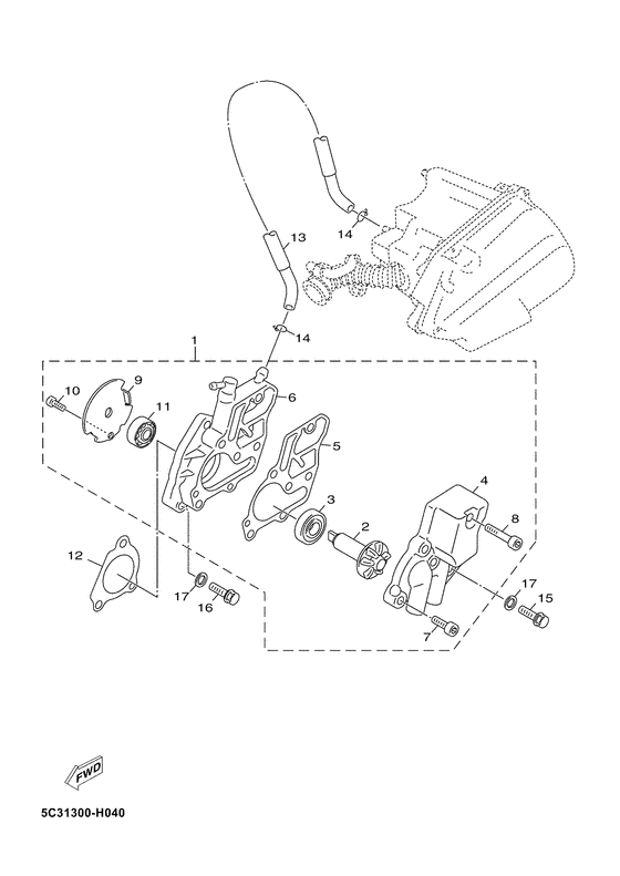 YN50F Водяной насос
