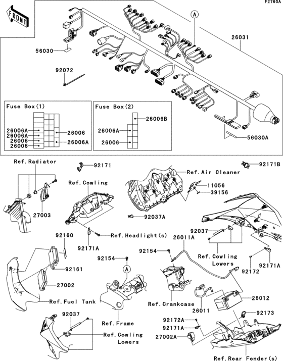 ZX1000 Chassis electrical equipment(jcf)