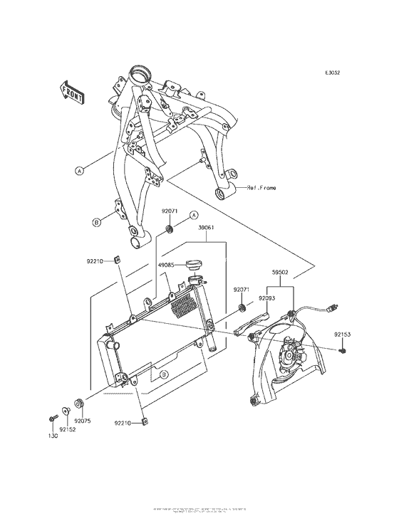 EX650 Радиатор
