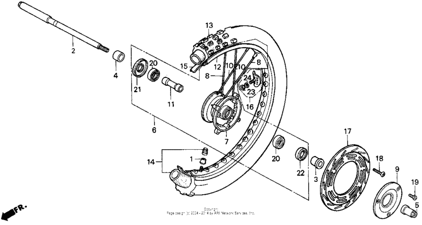 Front wheel 90-91