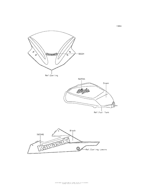 EX300 Decals (Green)(Aff)