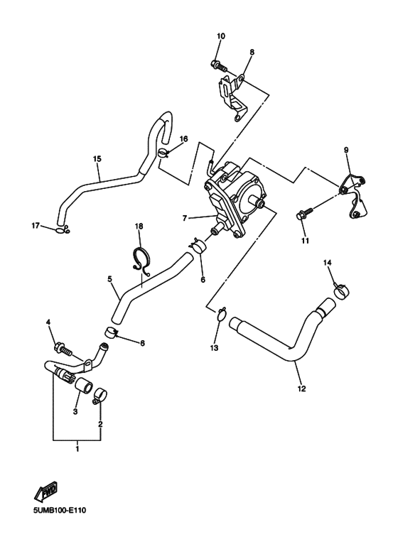 WR250F Система впуска воздуха