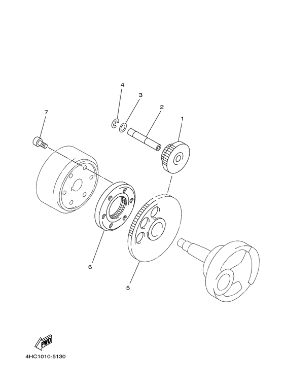 YP250 Стартер