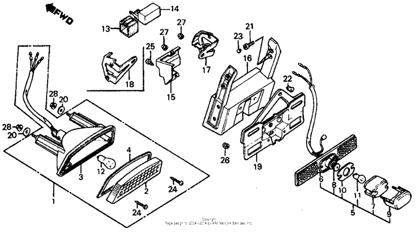Taillight 85-86
