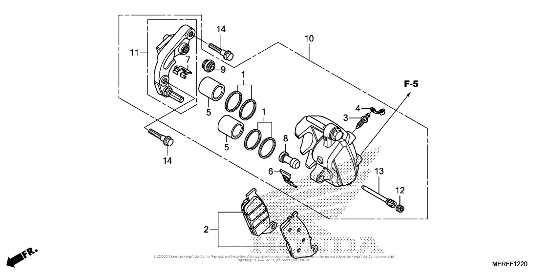 Front Brake Caliper (1)