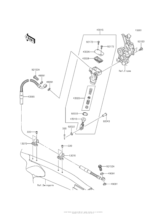  Задний торм цилиндр
