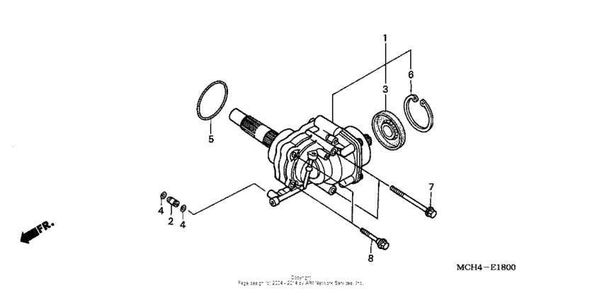 VTX1800C Дифференциал