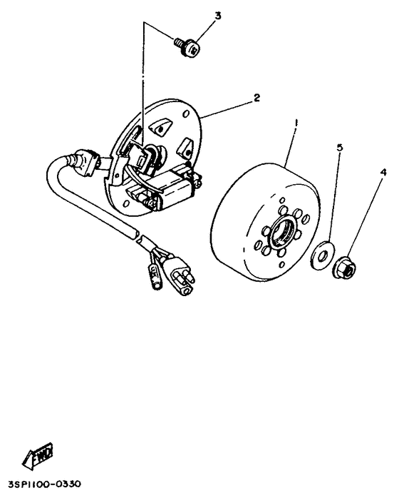 YZ250E Генератор