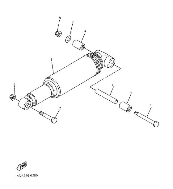 XVZ1300A Задняя подвеска