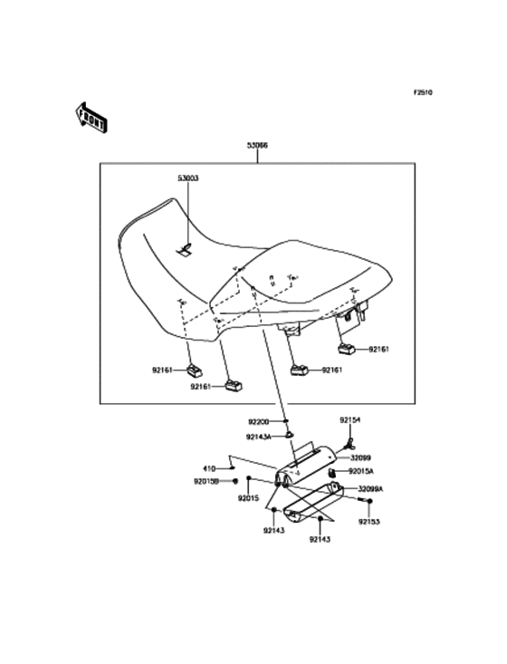 KLZ1000 Сиденье