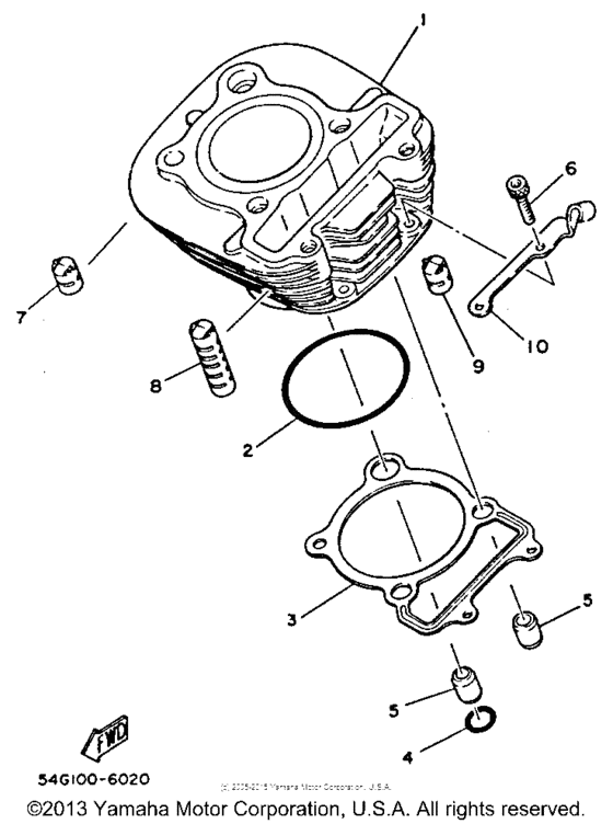 TW200 Цилиндры