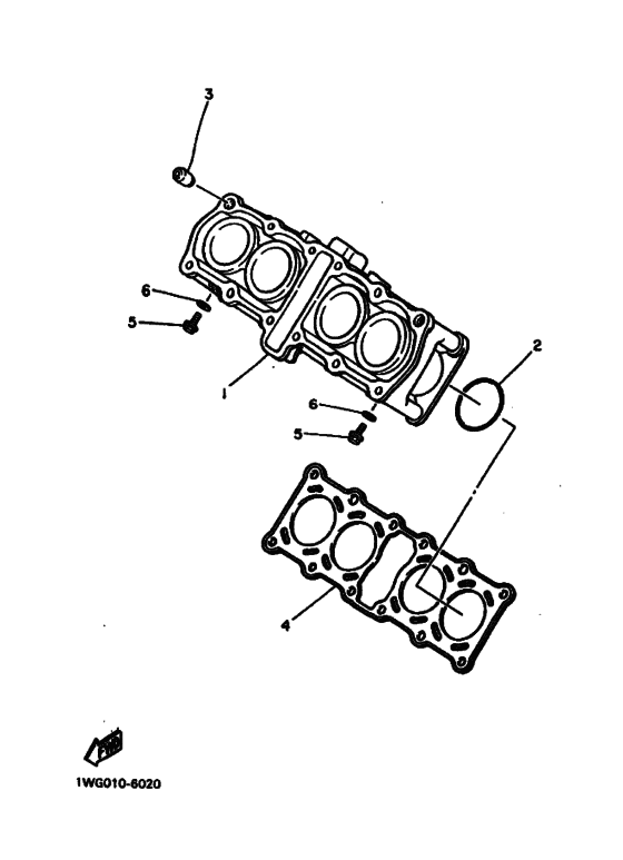 FZR400 FZR400U Цилиндр