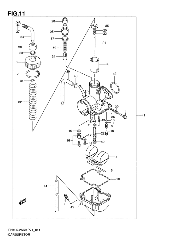 Carburetor assy