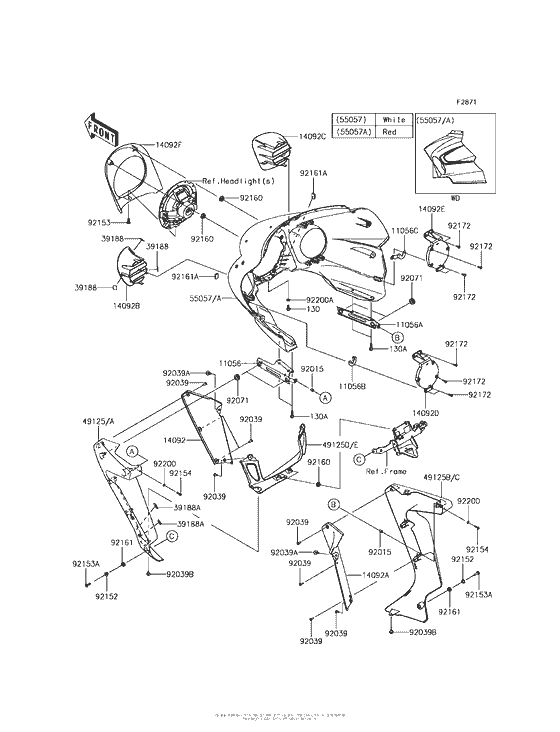 VN1700 Cowling (Outer)