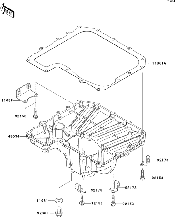 ZR800 Маслянный поддон