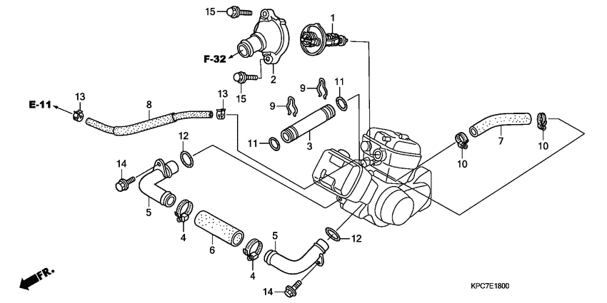 Water hose connection