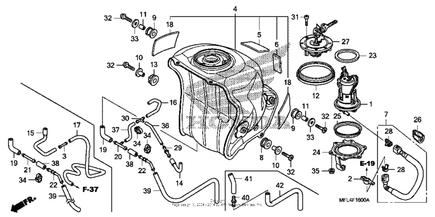 Fuel tank + fuel pump