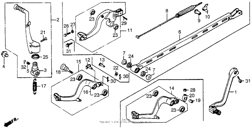 Change pedal