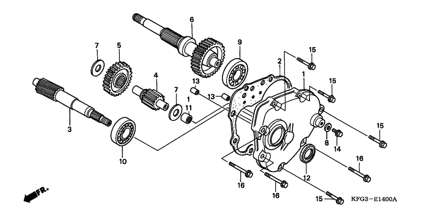 FES250 Трансмиссия