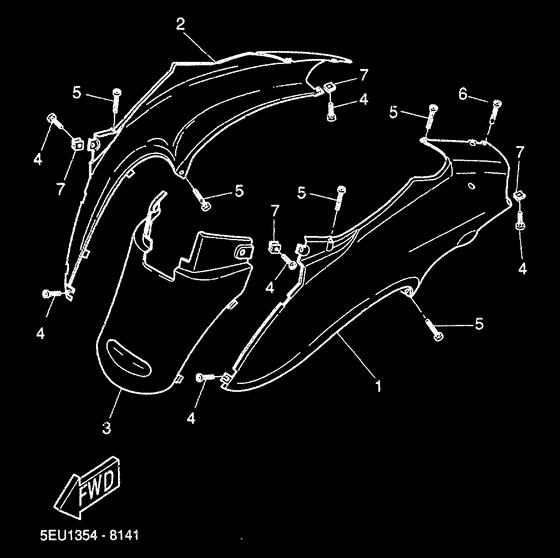 YH50 Боковые обтекатели