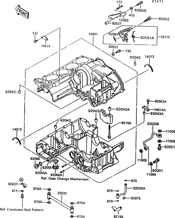 ZG1000 Картер двигателя
