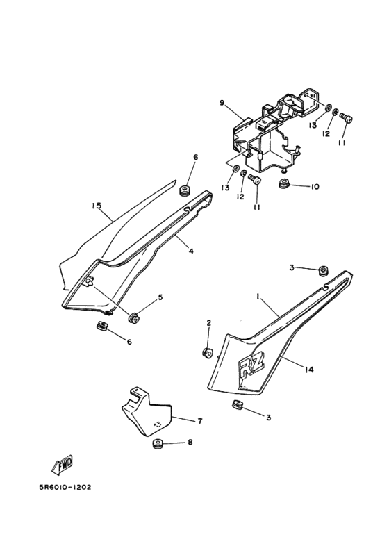 RZ50 Боковая крышка
