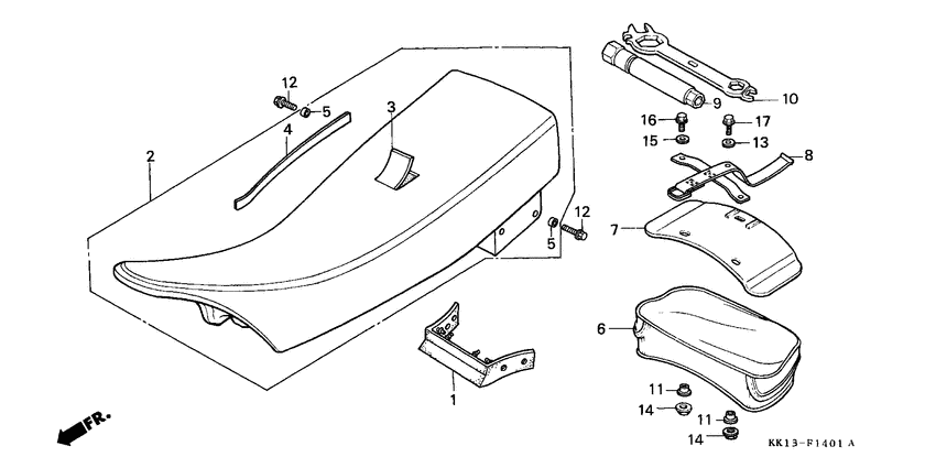 Seat/tools