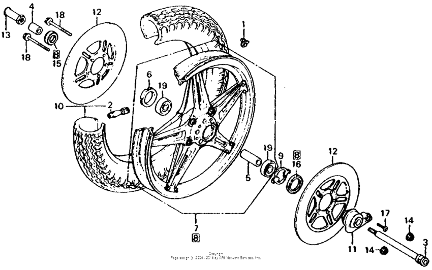 Front wheel 79