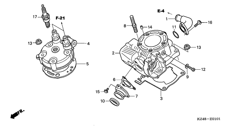 Cylinder/cylinder head