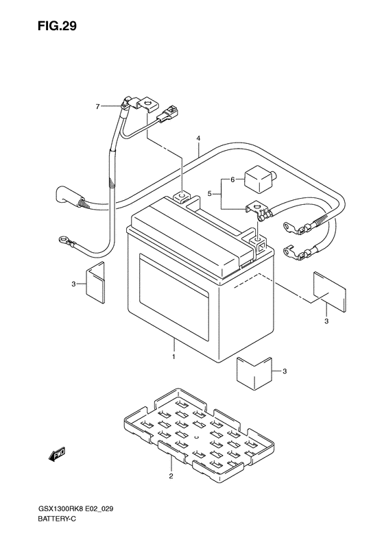 GSX1300R Аккумулятор