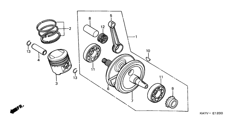 Crankshaft /piston
