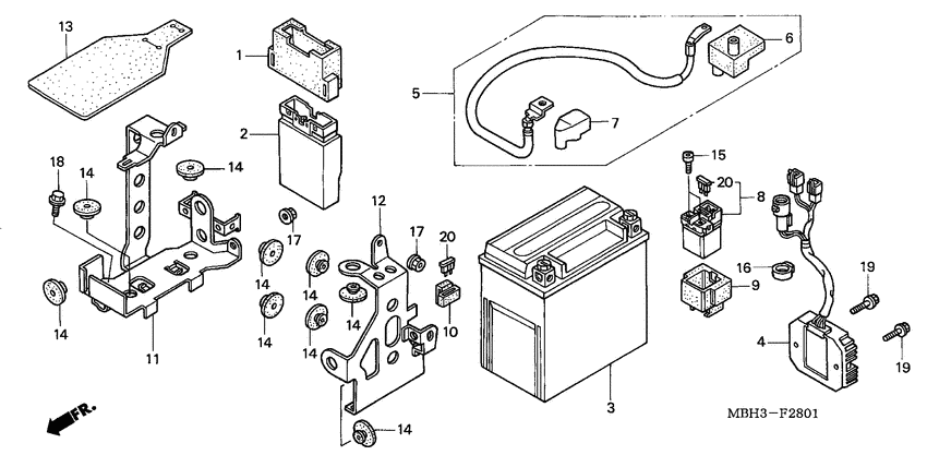 VT1100C3 Аккумулятор