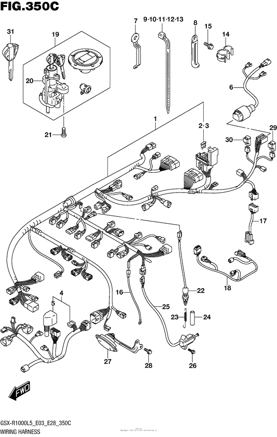 Wiring Harness (Gsx-R1000L5 E33)
