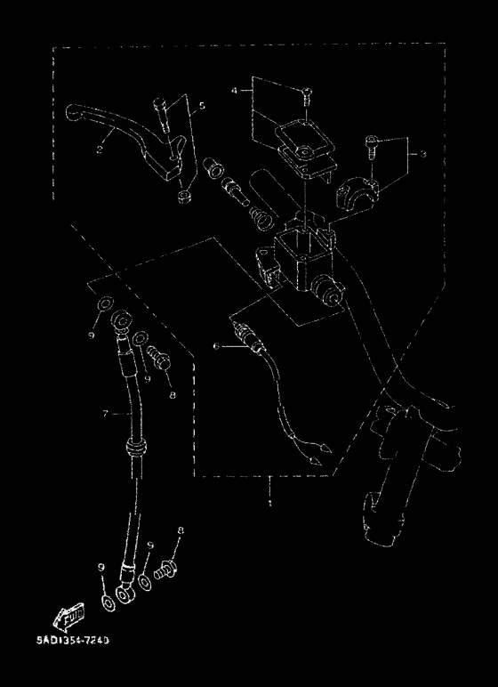 YN50 Передний тормозной цилиндр