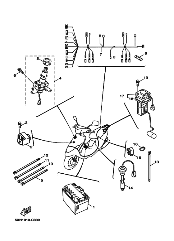 YL50 Электрические детали