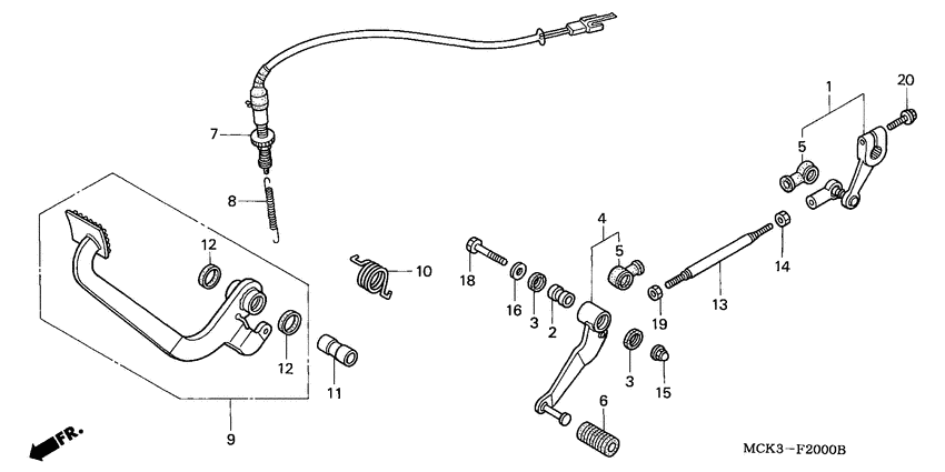 Change pedal
