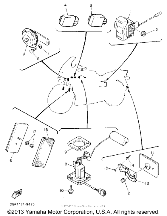 FJ1200AC Электрика