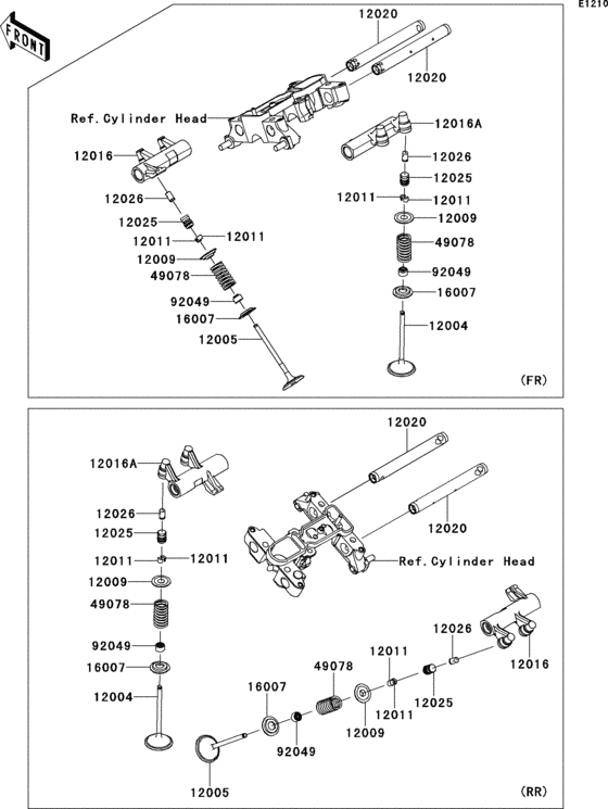 VN1700 Клапана